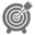 Target with Arrow Bullseye Icon