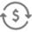 Dollar Sign with Arrows in a Circle Icon